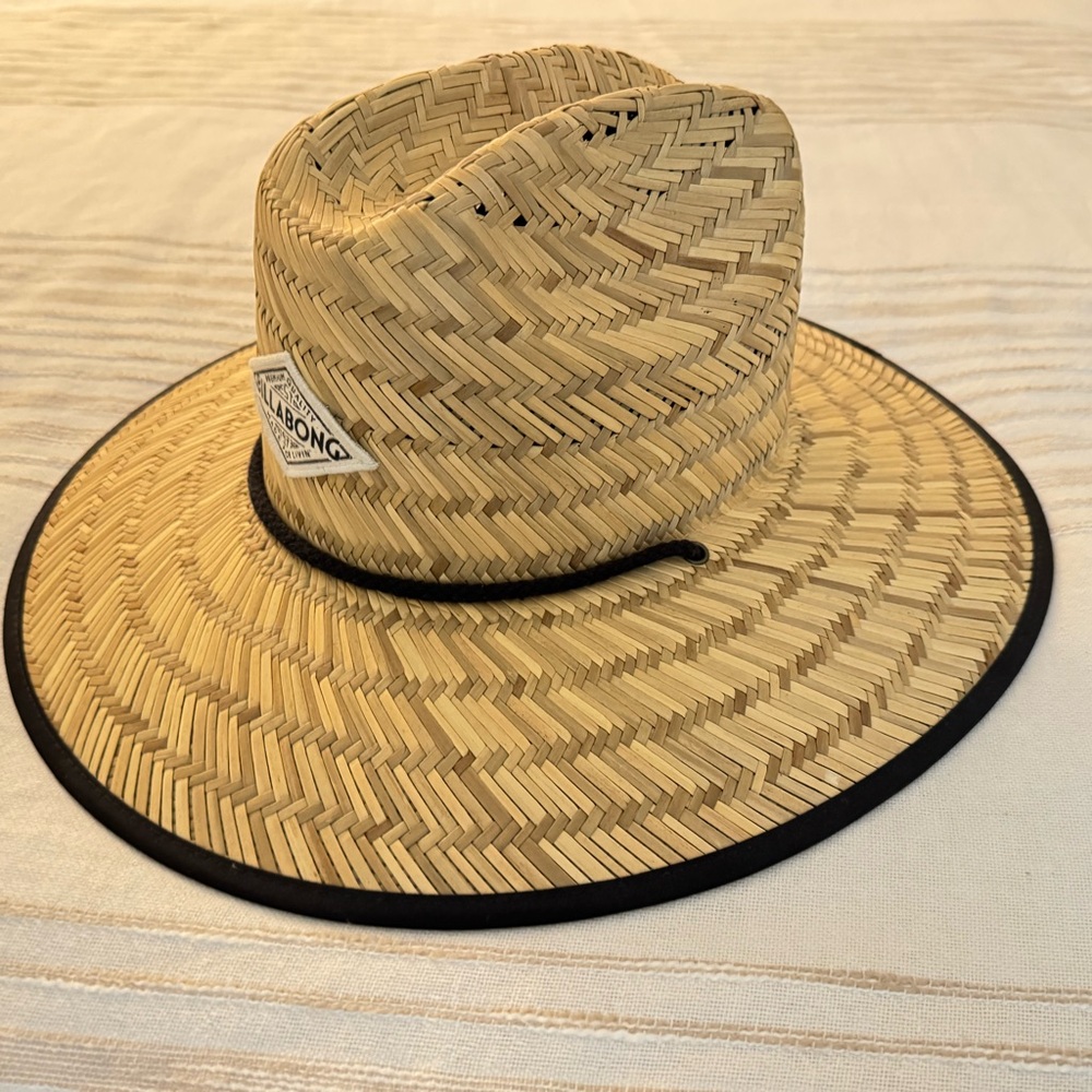 Billabong Natural Straw Hat with Black Band